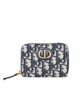 Christian Dior Signature logo zip around wallet #202-72